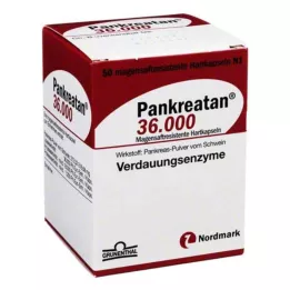 PANKREATAN 36 000 enterikapslade hårda kapslar, 50 st