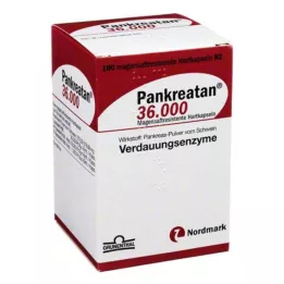 PANKREATAN 36 000 enterotäckta hårda kapslar, 100 st