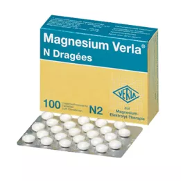 MAGNESIUM VERLA N överdragna tabletter, 10X100 St