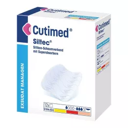 CUTIMED Siltec skumförband 20x20 cm icke självhäftande, 6 st