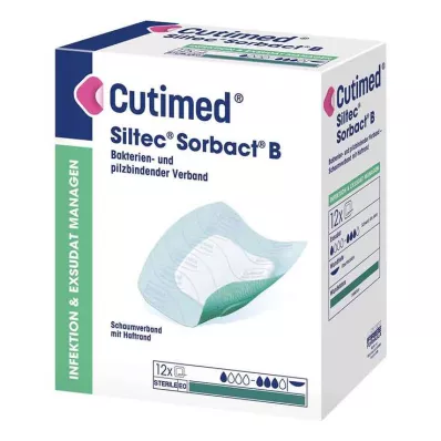 Cutimed Siltec Sorbact PU-bandage 12,5x12,5 cm, 12 st Cutimed Siltec Sorbact PU-bandage 12,5x12,5 cm, 12 st