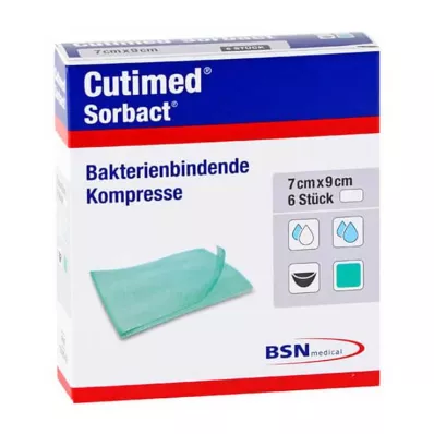 Cutimed Sorbact kompresser 4x6 cm, 6 st Cutimed Sorbact kompresser 4x6 cm, 6 st