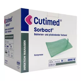 CUTIMED Sorbact kompresser 4x6 cm, 42 st