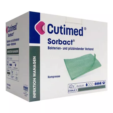 Cutimed Sorbact kompresser 4x6 cm, 42 st Cutimed Sorbact kompresser 4x6 cm, 42 st