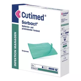 CUTIMED Sorbact kompresser 7x9 cm, 6 st