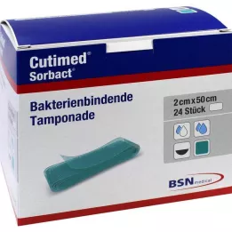 CUTIMED Sorbact tamponader 2x50 cm, 24 st