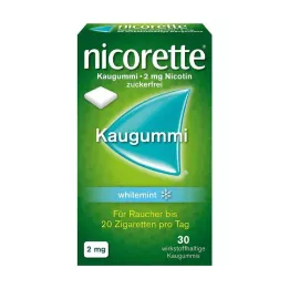 NICORETTE Tuggummi 2 mg vitmynta, 30 st