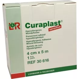 CURAPLAST Sårförband, känsligt 4 cm x 5 m, 1 st