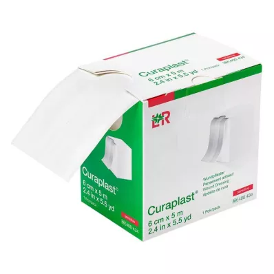 CURAPLAST Sårförband, känsligt 6 cm x 5 m, 1 st
