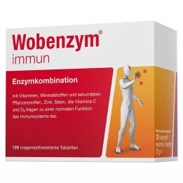 WOBENZYM immuna enterotabletter, 120 st