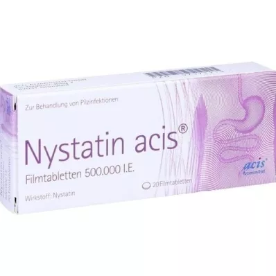 NYSTATIN acis filmdragerade tabletter, 20 st