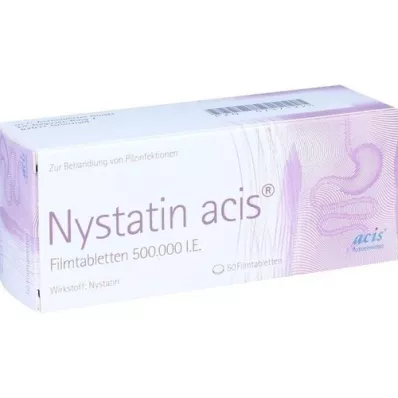 NYSTATIN acis filmdragerade tabletter, 50 st
