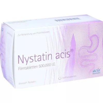 NYSTATIN acis filmdragerade tabletter, 100 st