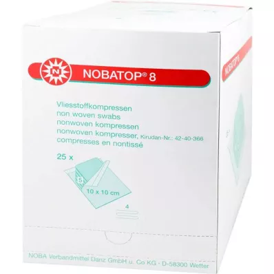 NOBATOP 8 Kompresser 10x10 cm sterila, 25X5 st