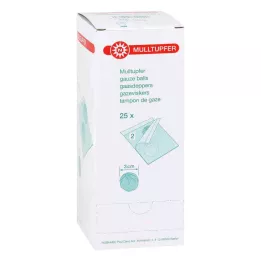 MULLTUPFER Plommonstorlek steril, 25X2 st