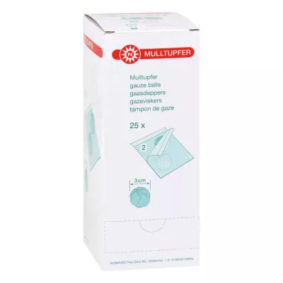 MULLTUPFER Plommonstorlek steril, 25X2 st