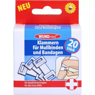 KLAMMERN f.Mulbinden+bandage, 20 st