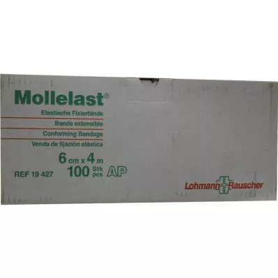 Mollelast 6cmx4m lös vit, 100 st Mollelast 6cmx4m lös vit, 100 st