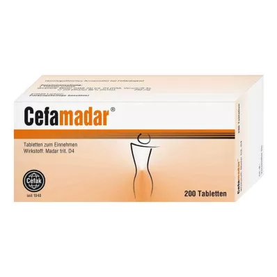 Cefamadar tabletter, 200 st