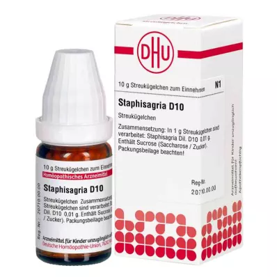 Staphisagria D10 kulor (10 g) Staphisagria D10 kulor (10 g)