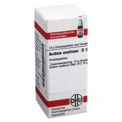 DHU Acidum oxalicum D 12 kulor, 10 g DHU Acidum oxalicum D 12 kulor, 10 g