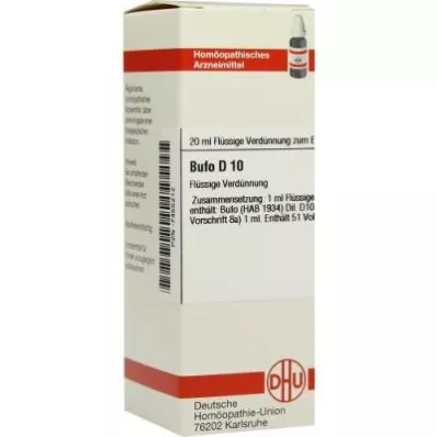 BUFO D 10 Utspädning, 20 ml