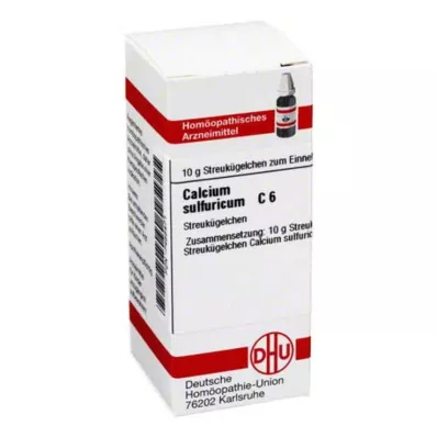 DHU Calcium sulfuricum C 6 kulor, 10 g DHU Calcium sulfuricum C 6 kulor, 10 g
