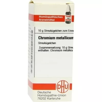 CHROMIUM METALLICUM D 12 kulor, 10 g