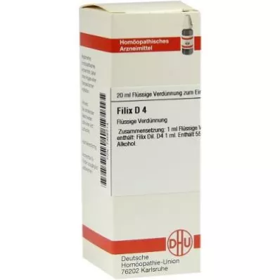 FILIX D 4 utspädning, 20 ml