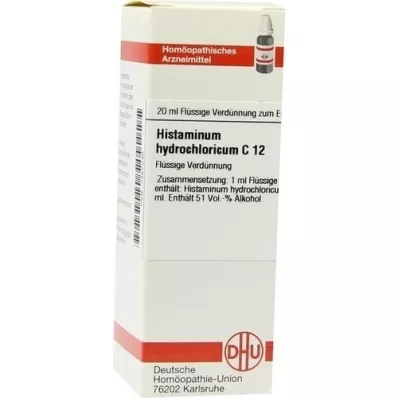 HISTAMINUM hydrochloricum C 12 utspädning, 20 ml