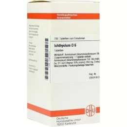 ICHTHYOLUM D 6 tabletter, 200 st