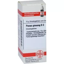 PANAX GINSENG D 3 kulor, 10 g