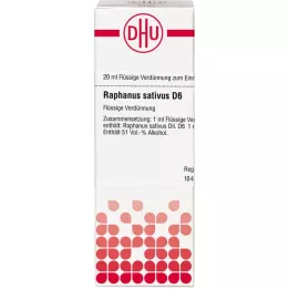 RAPHANUS SATIVUS D 6 Utspädning, 20 ml