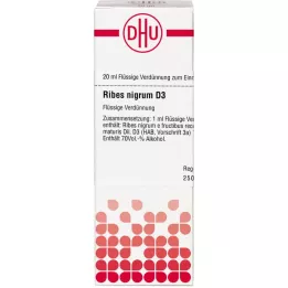 RIBES NIGRUM D 3 Utspädning, 20 ml