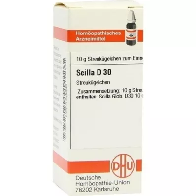 SCILLA D 30 globuli, 10 g