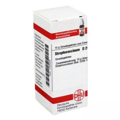 STREPTOCOCCINUM D 200 globuli, 10 g