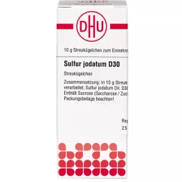 SULFUR JODATUM D 30 globuli, 10 g