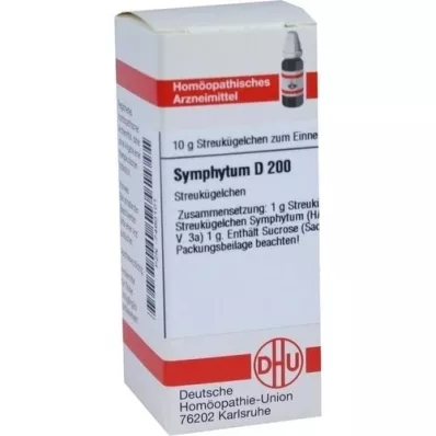 SYMPHYTUM D 200 globuli, 10 g