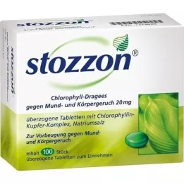 STOZZON Klorofylldragerade tabletter, 100 st