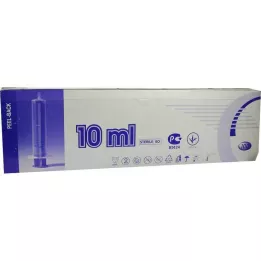 SPRITZE 10 ml 2-delad Luer-excentriskt, 100 st