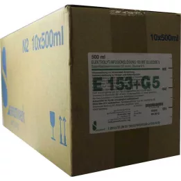 Elektrolytinfusionslösning 153 med, 10X500 ml