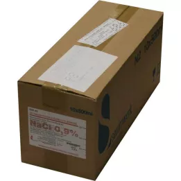 Isoton saltlösning 0,9 % Bernburg infusionslösning, 10X500 ml