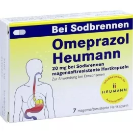 OMEPRAZOL Heumann 20 mg b.Sodbr.gastric.juice.hardc., 7 st