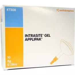 INTRASITE Gel Hydrogel sårrengöring, 10X8 g