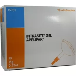 INTRASITE Gel Hydrogel sårrengöring, 10X15 g