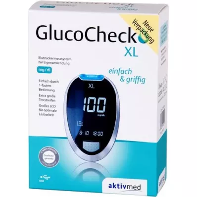 GLUCOCHECK XL Blodglukosmätare mg/dl, 1 st