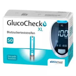 GLUCOCHECK XL Teststickor för blodglukos, 50 st