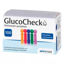 GLUCOCHECK Lancetter Universal, 100 st