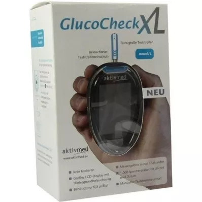 GLUCOCHECK XL Blodglukosmätare mmol/l, 1 st