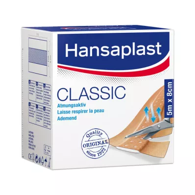 Hansaplast Classic puts 8 cm x 5 m, 1 st